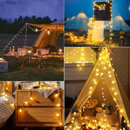 SunSpark Solar Lichtsnoer – LED Buitenverlichting