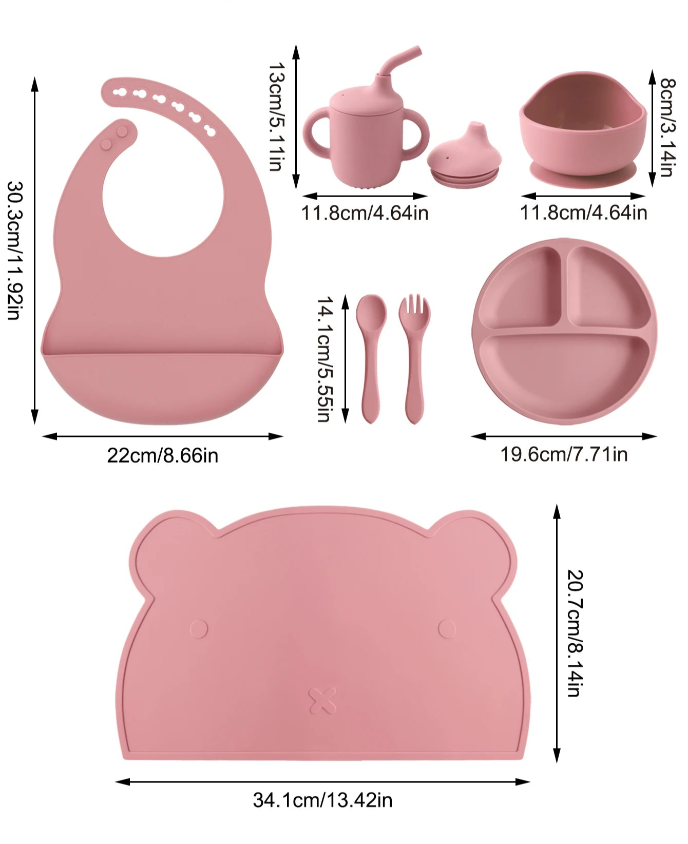 Kleverkiddie™ - 7-delig kinderservies - Design & Dine