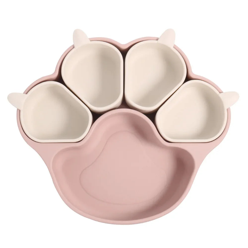 KleverKiddie™ StickyPaw - siliconen bordje - Design & Dine