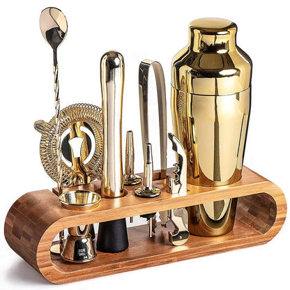 Luxe Metallic Bar Set