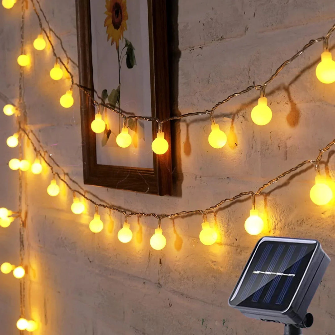 SunSpark Solar Lichtsnoer – LED Buitenverlichting