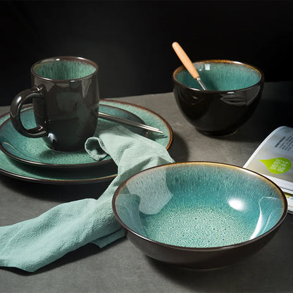 Coimbra Glaze 5-delige servies set