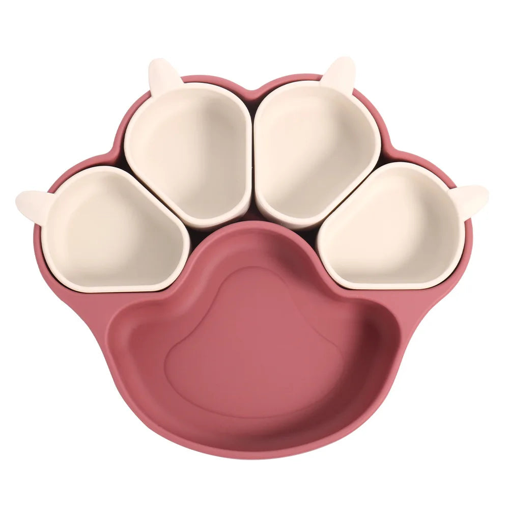 KleverKiddie™ StickyPaw - siliconen bordje - Design & Dine