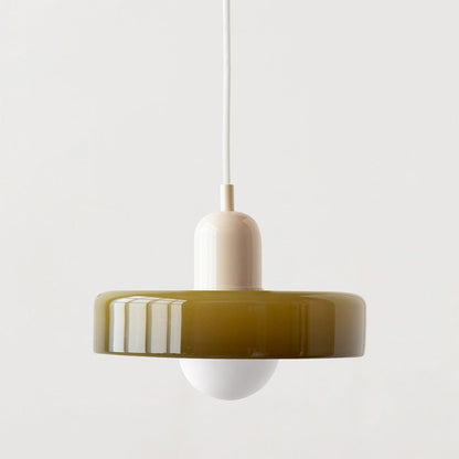 Colora Bauhaus Hanglamp Gekleurd Glas Rond Design