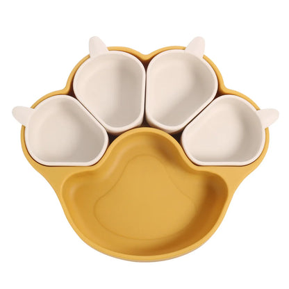 KleverKiddie™ StickyPaw - siliconen bordje - Design & Dine