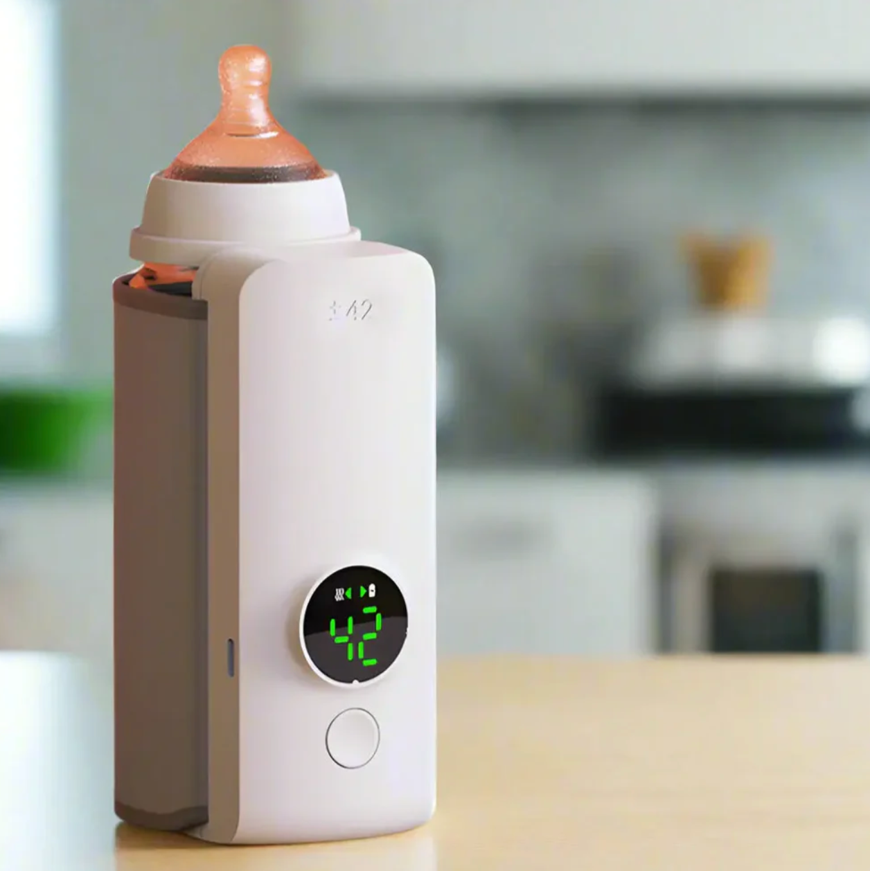 Kleverkiddie™ QuickSip - warme melk, blije baby - Design & Dine