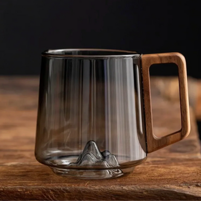 Bergpiek glazen mok