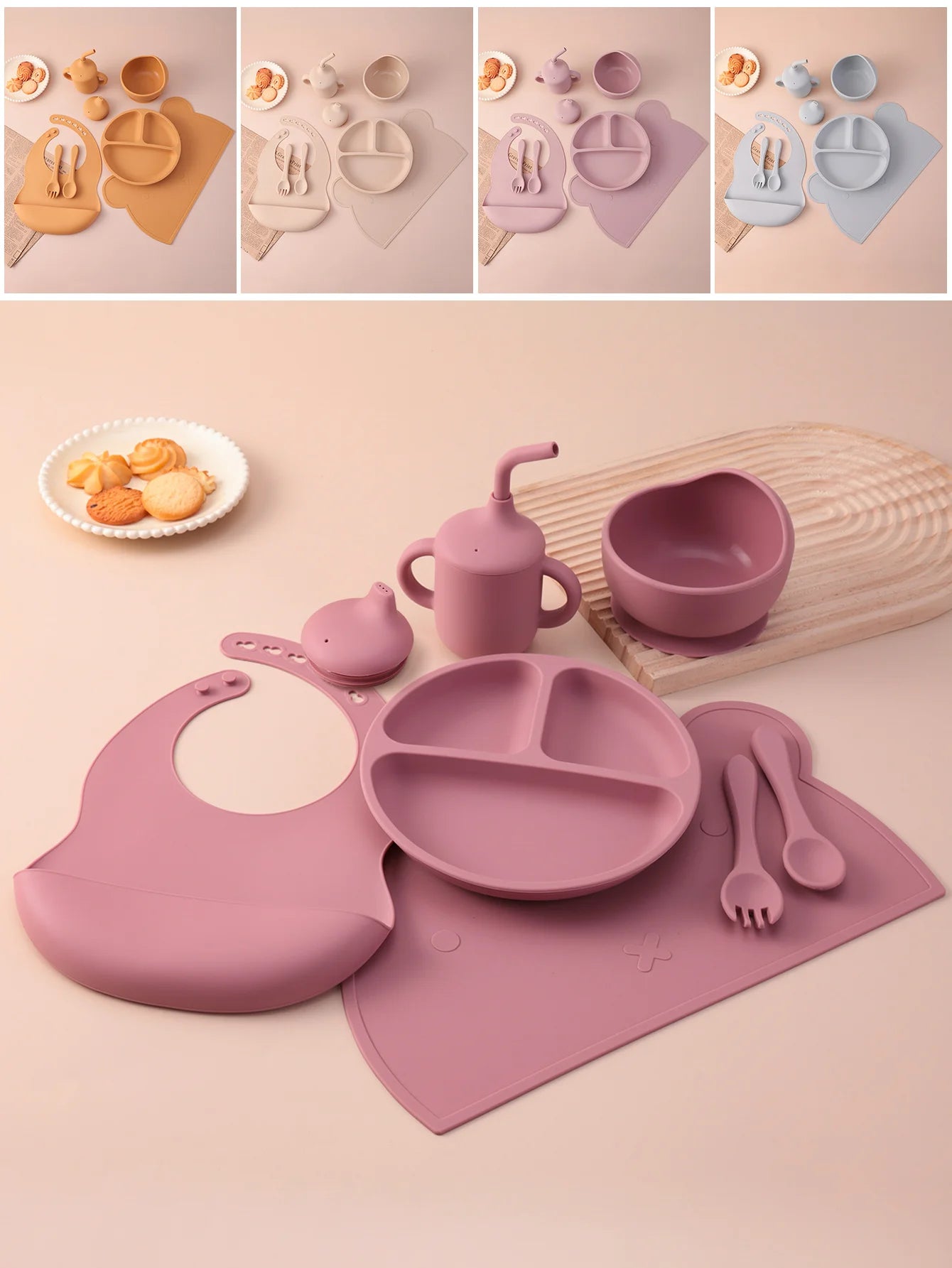 Kleverkiddie™ - 7-delig kinderservies - Design & Dine