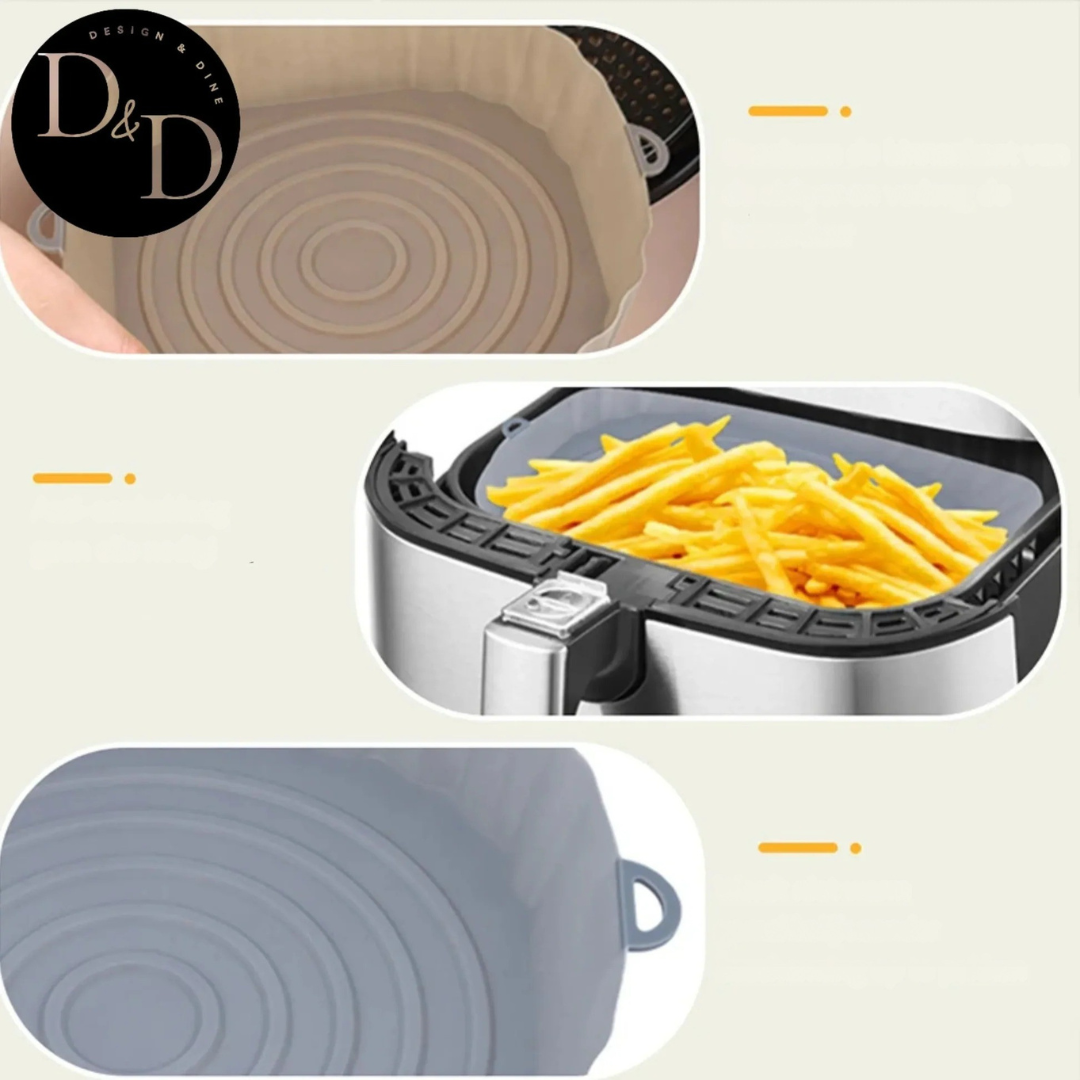 ChefFlex – Herbruikbare airfryer Siliconen schaaltjes