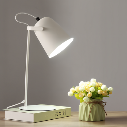 AuroraNord Draaibare Tafellamp - Verstelbare Macaron-Bureaulamp| Wit 1