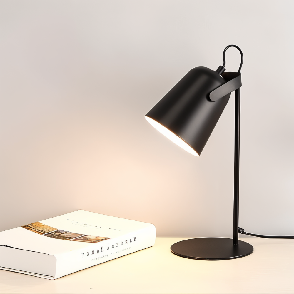 Verstellbare_Schreibtischlampe_Ideal_zum_Lesen_und_StudierenAuroraNord Draaibare Tafellamp - Verstelbare Macaron-Bureaulamp| Zwart