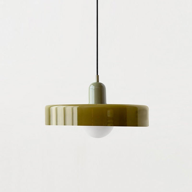 Colora Bauhaus Hanglamp Gekleurd Glas Rond Design