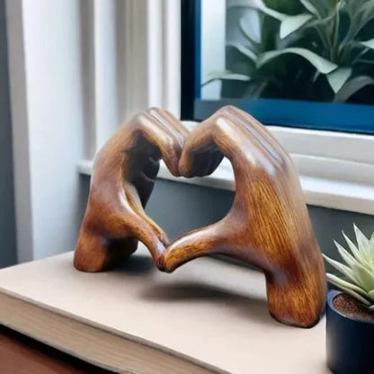 WarmHold Hart Handen Sculptuur – Handgemaakt