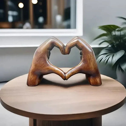 WarmHold Hart Handen Sculptuur – Handgemaakt