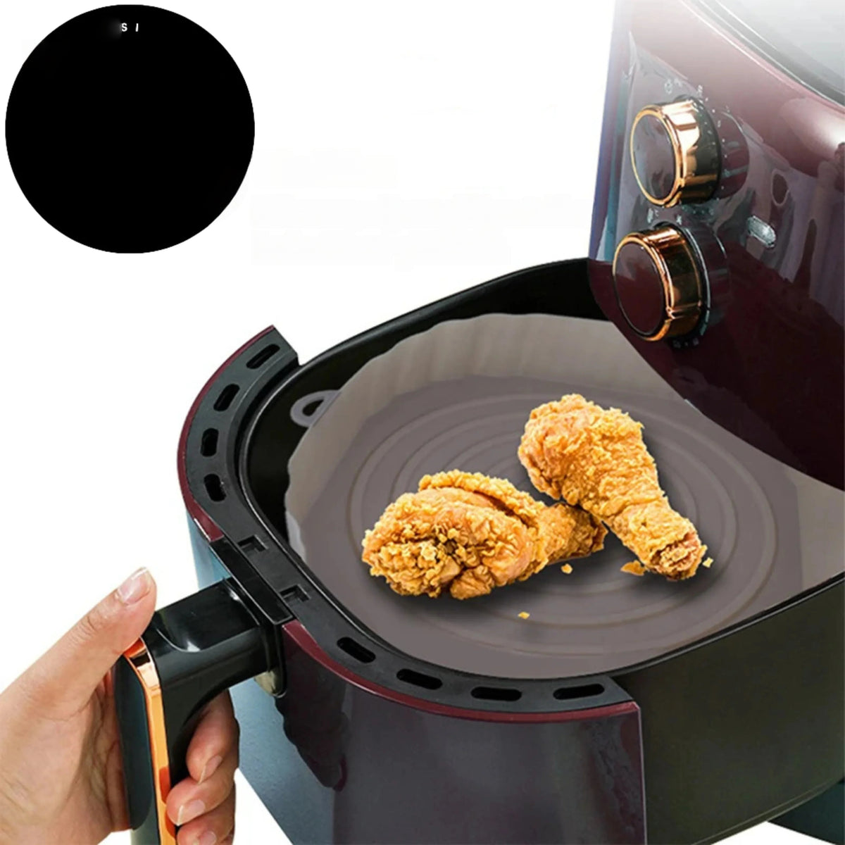 ChefFlex – Herbruikbare airfryer Siliconen schaaltjes
