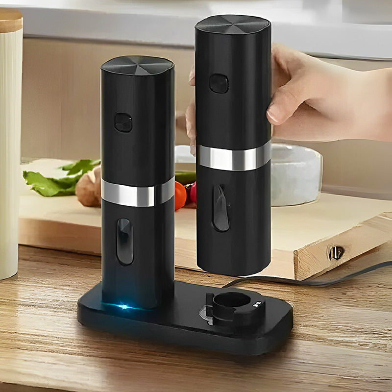 Luxe Elektrische Zout- en Pepermolen Geschenkset
