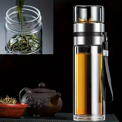 TeaNGo™ Glazen Thee Infuser Fles - Design & Dine
