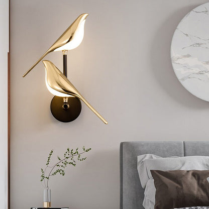 AviaryGlow Moderne Wandlamp Vogel