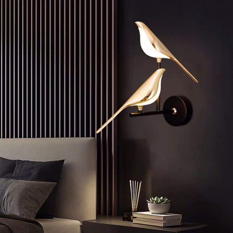 AviaryGlow Moderne Wandlamp Vogel