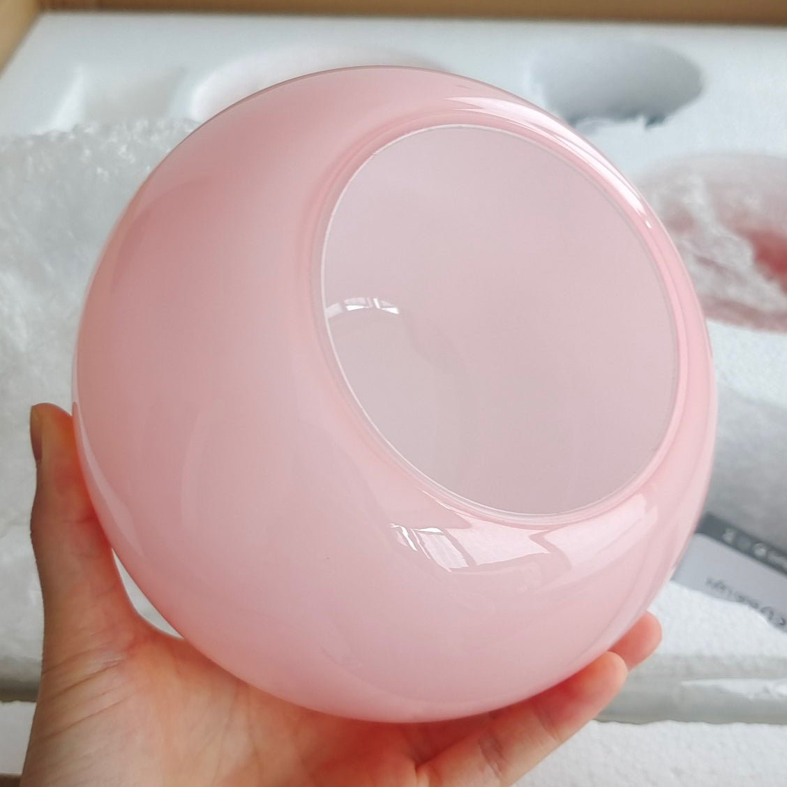 Marshmallow Kroonluchter Goud Roze Glas Plafondlamp