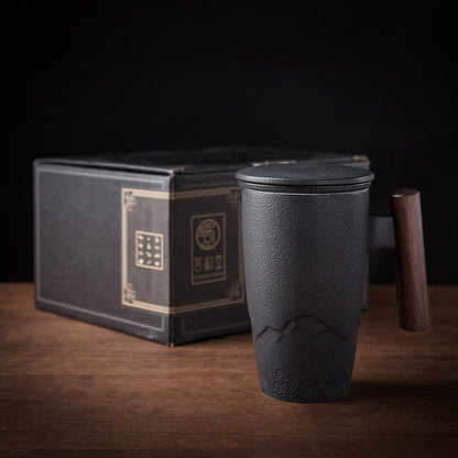 Keramische mok voor koffie en the