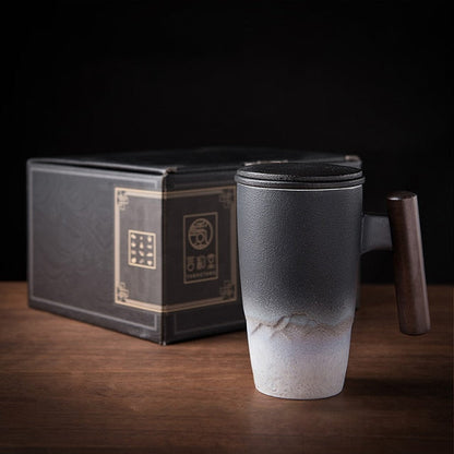 Keramische mok voor koffie en the